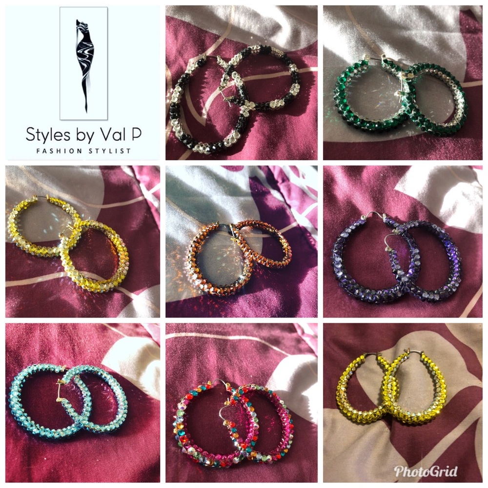 Stunning Swarovski Crystal Hoops and Loops